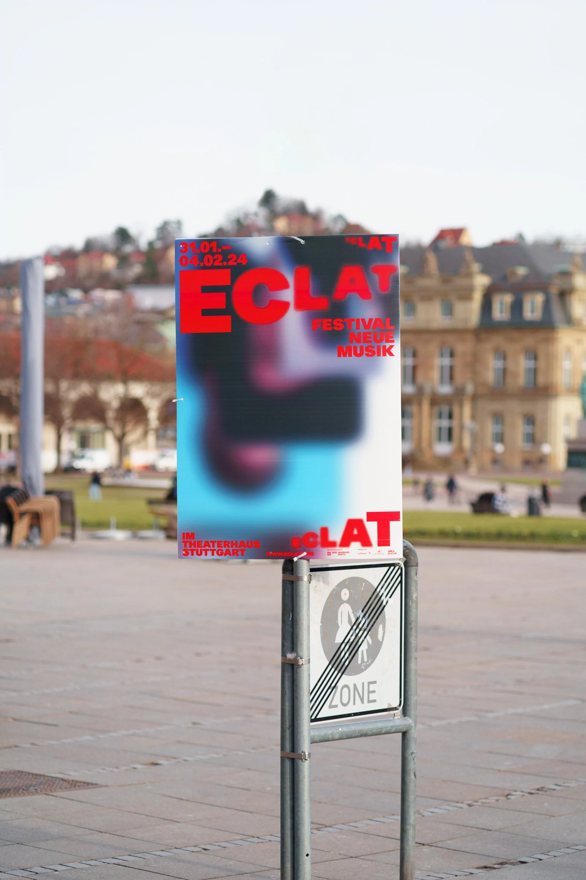 Poster for the ECLAT Festival 2024